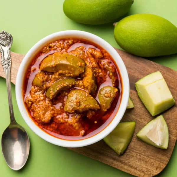 Mango Garlic Pickle